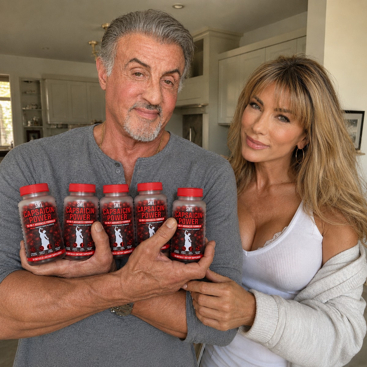Sylvester S. and his wife with SM1